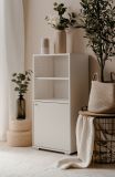 Regalschrank Fidan in wei� Regal 46 x 97 cm