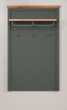 Garderobenpaneel Meadow in gr�n und Evoke Eiche Landhaus Wandgarderobe 77 x 123 cm