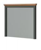 Garderobenspiegel Meadow in gr�n und Evoke Eiche Landhaus Flur Diele Spiegel 77 x 68 cm