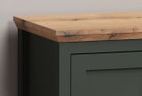 Garderobe Set 5-teilig Meadow in gr�n und Evoke Eiche Landhaus Garderobenkombination 261 x 198 cm