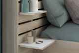 Parisot Stauraumbett Escale3 in Eiche japanisch Bett Liegefl�che 160 x 200 cm