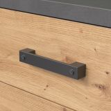 Garderobenschrank Follow in Artisan Eiche und Matera grau Flur Garderobe 62 x 199 cm
