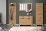 Garderobenschrank Follow in Artisan Eiche und Matera grau Flur Garderobe 62 x 199 cm