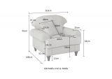 Sessel Set Adelina in hellgrau Landhaus Loungesessel inklusive Hocker