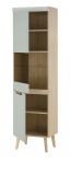 Wohnwand Isgard in Pistazie matt und Scandi Eiche Wohnkombination skandinavisch 4-teilig 290 x 197 cm