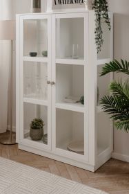 Highboard Blanverd in wei� Wohn- und Esszimmer Vitrine 100 x 150 cm