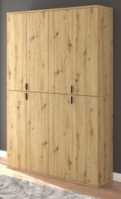 Garderobenschrank Line-Up in Artisan Eiche Schuhschrank 122 x 193 cm