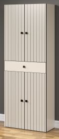 Badezimmer Hochschrank Feliz in Kashmere Grau Badschrank 70 x 186 cm