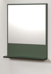 Badezimmer Spiegel Feliz in gr�n Badspiegel mit Ablage 60 cm