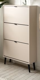 Schuhschrank Aldan in Samt, Schuhkipper 70 x 125 cm