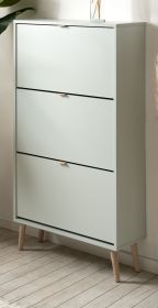 Schuhschrank Aldan Pastellgr�n Schuhkipper 70 x 125 cm