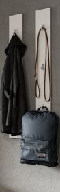 Garderobenpaneel Set SystemX in wei� 2x Wandgarderobe 115 cm