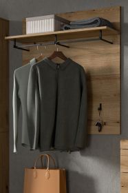 Garderobenpaneel Shawn in Evoke Eiche Wandgarderobe 90 x 98 cm