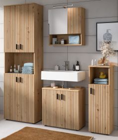 Badm�bel Set 4-teilig Livia in Artisan Eiche Badkombination 180 x 192 cm