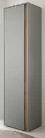 Schuhschrank Center in Salbei Gr�n und Barista Eiche Flurschrank 50 x 200 cm