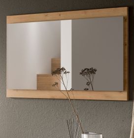 Garderobenspiegel Borga in Artisan Eiche Wandspiegel 110 x 60 cm