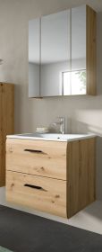 Badm�bel Set 2-teilig Cover in Artisan Eiche Badkombination 60 x 185 cm