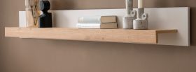 Wandboard Kiruma in Kaschmir und Artisan Eiche Wandregal 159 cm