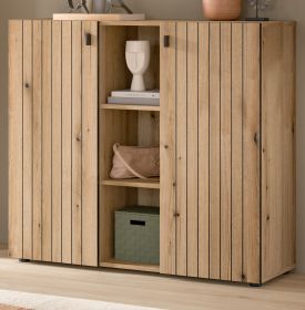Flurkommode Loreno in Evoke Eiche Schuhschrank 106 x 96 cm