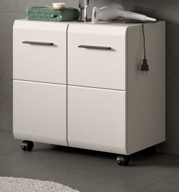 Waschbeckenunterschrank Cover in Kaschmir / Sand Badezimmer Unterschrank 60 cm