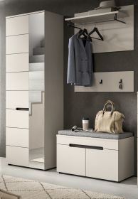 Garderobe Set 4-teilig Cooper in Kaschmir 160 cm, Soft-Close