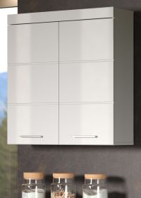 Bad H�ngeschrank Adamo in wei� Hochglanz Badschrank 73 x 77 cm