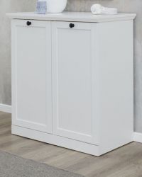 Kommode Milla in wei� 81 x 88 cm im Landhausstil als Schuhschrank