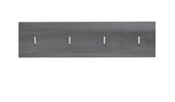 Garderobenleiste Matrix in Sardegna grau Rauchsilber Flur Wandgarderobe 80 x 21 cm