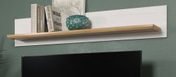 Wandboard Timber in Andersen Pinie wei� und Artisan Eiche Landhaus Wandregal 146 x 25 cm