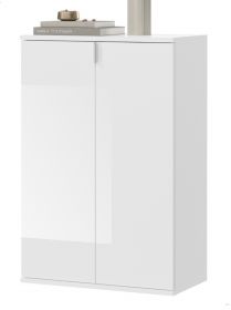 Kommode SystemX in wei� Hochglanz Mehrzweckschrank 61 x 99 cm