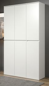 Garderobenschrank Metro in Wei�, Garderobe und Schuhschrank 111 x 191 cm
