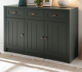 Sideboard Forres in gr�n Landhaus Kommode 130 x 86 cm