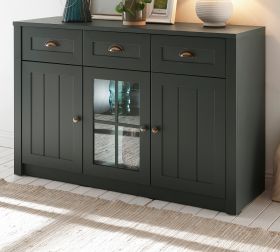 Sideboard Forres in gr�n Landhaus Kommode 130 x 86 cm