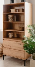 Regal Bastia in Artisan Eiche Regalschrank 78 x 165 cm